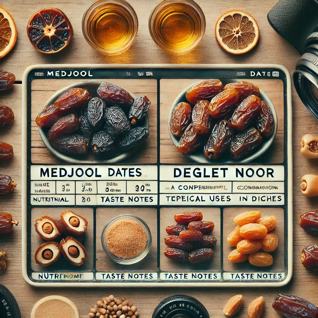 Medjool vs. Deglet Noor Dates: A Comprehensive Comparison